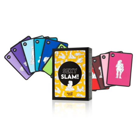 Tease & Please Sexy Slam Card Game - Double Pack, Colorful Edition