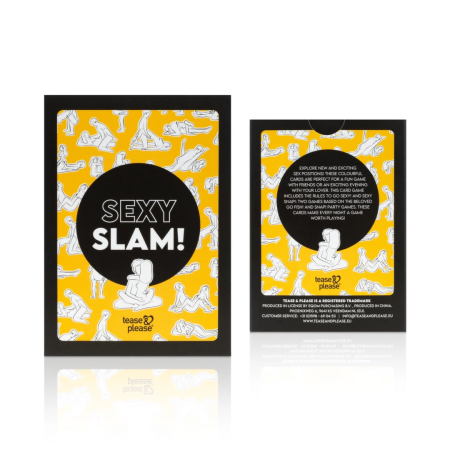 Tease & Please Sexy Slam Card Game - Double Pack, Colorful Edition