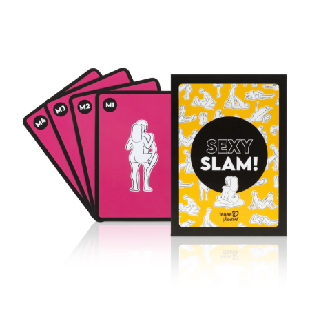 Tease & Please Sexy Slam Card Game - Double Pack, Colorful Edition