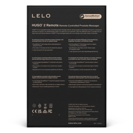 LELO Hugo 2 Green Remote-Controlled Intimate Wellness Device 107mm