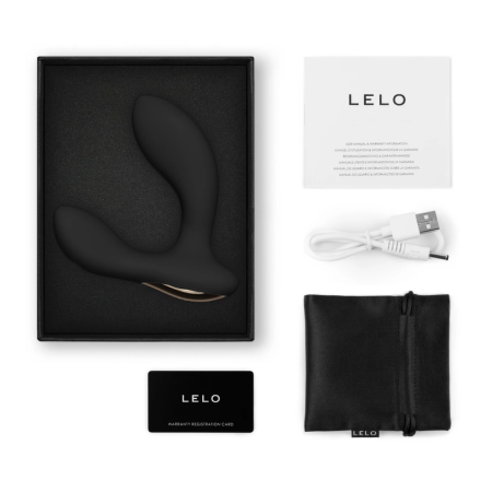 LELO Hugo 2 App-Controlled Wellness Device Black - Precision Fit & 16 Modes