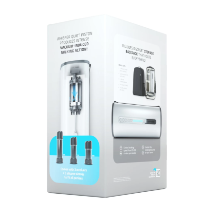 Autoblow VacuGLIDE Suction-Aided Intimate Machine EU Plug Aluminum Body