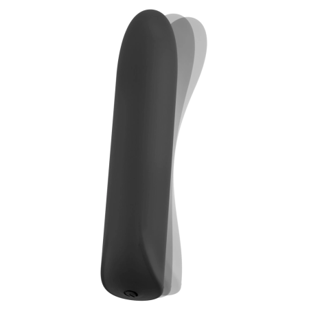 Sweet Smile Mini Vibrator Black 10-Mode Silicone Compact USB 12cm