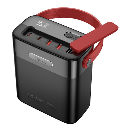 Hoco J143 išorinė baterija Power Bank 80000mAh juoda