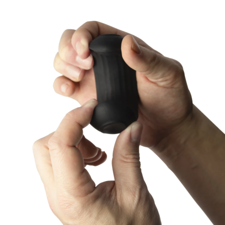 Rocks-Off Echo C Intimate Stimulation Device Black Ergonomic Rechargeable