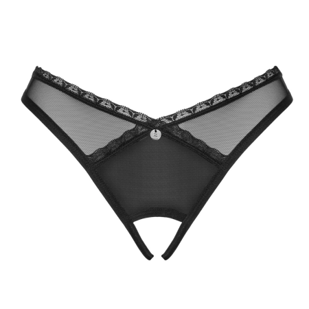 Obsessive Latinesa Transparent Micro Thong with Lace XS/S