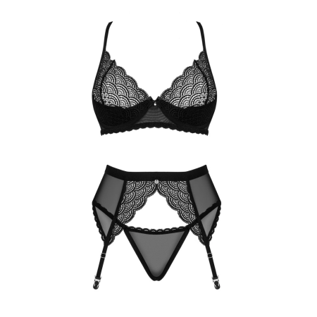 Obsessive Chemeris Intimate Lingerie Set XS/S - Lace & Tulle Elegance