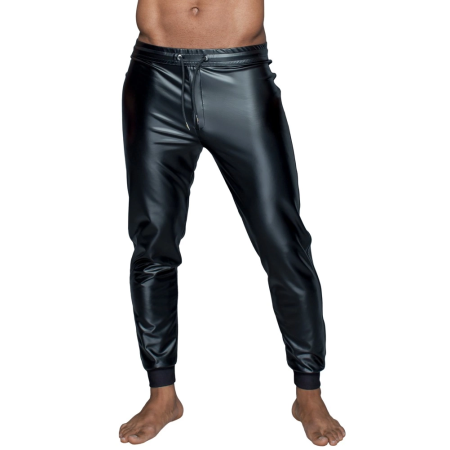 Noir Powerwetlook Men's Treggings XL - Athletic Style, Black Finish