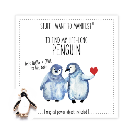 Warm Human To Find My Penguin Lucky Token Gift Set