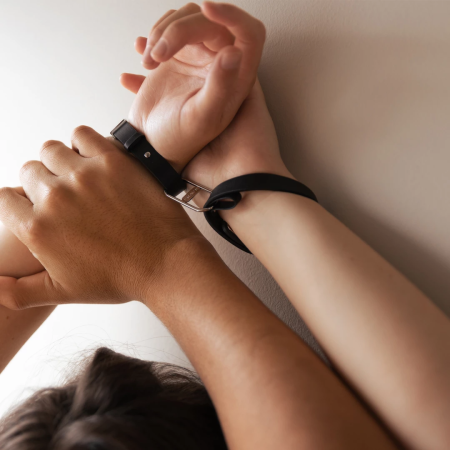 Crave ICON Cuffs Black/Silver - Elegant Adjustable Wrist Jewelry