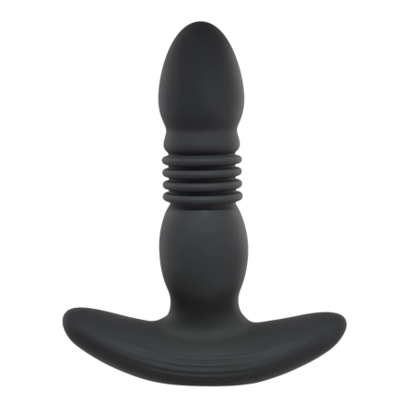 Playboy Pleasure Trust The Thrust Remote Silicone Plug Black 5.4in