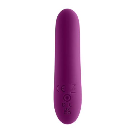 Playboy Pleasure Bullet Compact Vibrating Device Purple Rechargeable