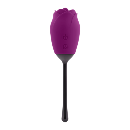 Playboy Pleasure Petal Vibrator Wild Astor - Rose-Shaped Silicone Device