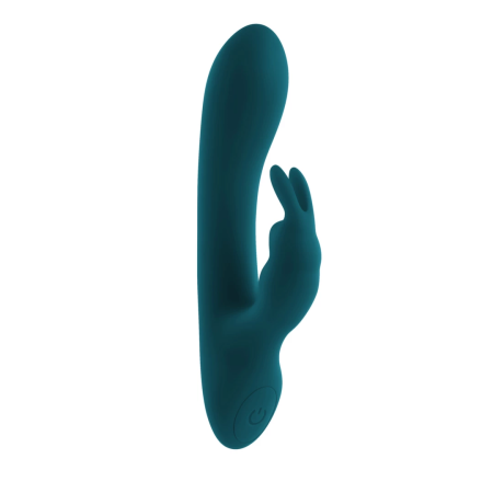 Playboy Lil Rabbit Deep Teal Dual Motor Compact Silicone Massager