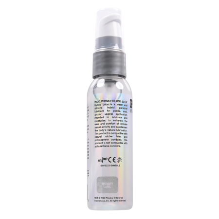 Playboy Pleasure Slick Hybrid Lubricant 60ml - Silky Moisturizing Formula