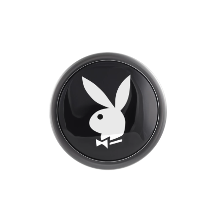 Playboy Pleasure Tux Small Aluminum Plug with Iconic Bunny Base