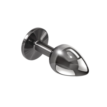 Playboy Pleasure Tux Small Aluminum Plug with Iconic Bunny Base