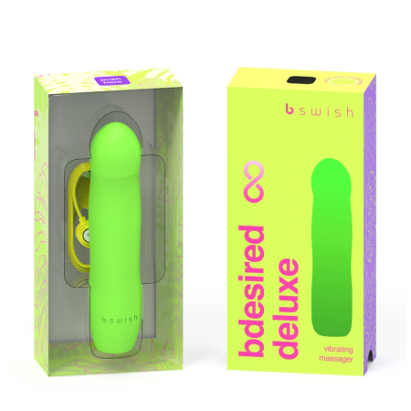 B Swish Bdesired Infinite Deluxe Pink - Compact Waterproof Intimate Device