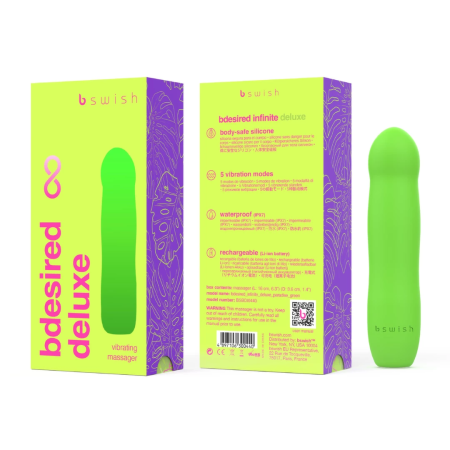 B Swish Bdesired Infinite Deluxe Pink - Compact Waterproof Intimate Device