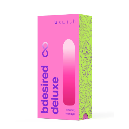 B Swish Bdesired Infinite Deluxe Intimate Device Flamingo Pink USB IPX7