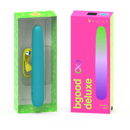 B Swish Bgood Infinite Deluxe Rechargeable Silicone Massager 18cm Pink