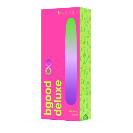 B Swish Bgood Infinite Deluxe Rechargeable Silicone Massager 18cm Pink