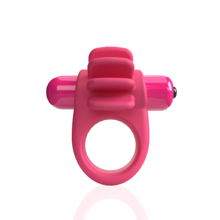 The Screaming O 4B Skooch Intimate Ring Strawberry Silicone