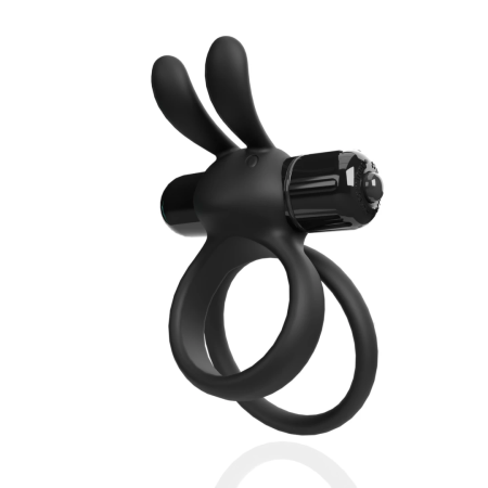 The Screaming O 4B Ohare XL Black - Silicone Rabbit Ring, Waterproof