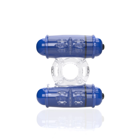 The Screaming O 4B Double Wammy Blueberry Dual Motor Intimate Ring