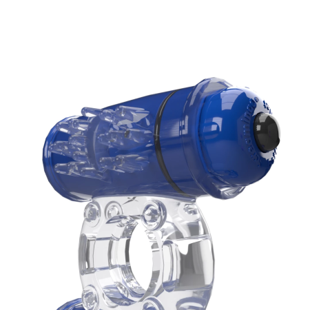 The Screaming O 4B Double Wammy Blueberry Dual Motor Intimate Ring