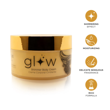 Orgie Glow Shimmer Body Cream 250ml - Illuminating Moisturizer