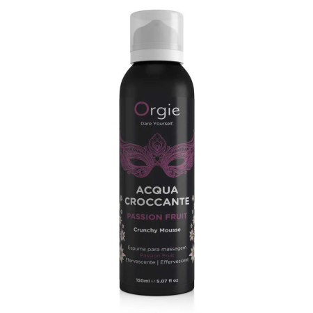 Orgie Acqua Croccante Crunchy Mousse Passion Fruit 150ml - Effervescent Body Foam