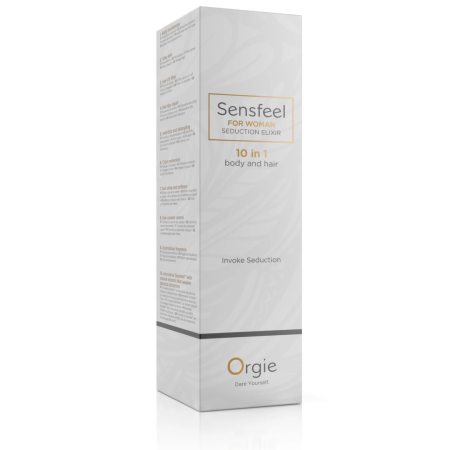Orgie Sensfeel for Woman 10-in-1 Body & Hair Elixir with Pheromones 100ml