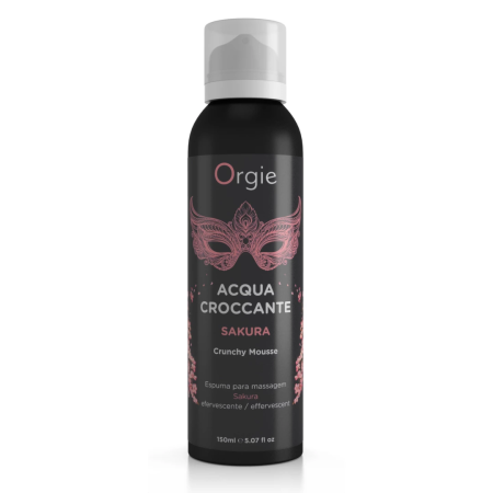 Orgie Acqua Croccante Sakura Scented Effervescent Mousse 150ml