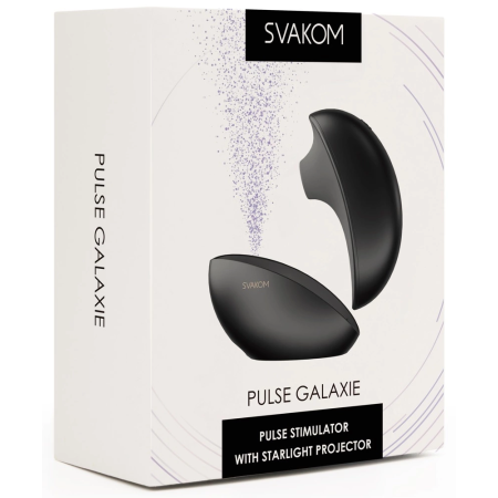 SVAKOM Pulse Galaxie Airwave Stimulator Black with Star Projector