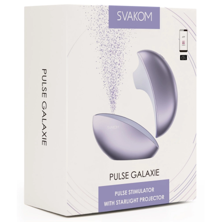 SVAKOM Pulse Galaxy Lilac - Airwave Technology & Starlight Projector