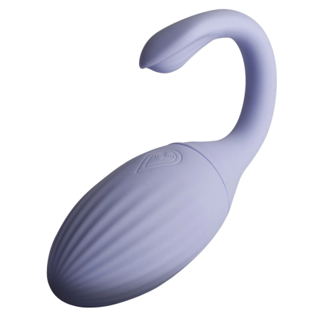 Rocks Off NIYA 1 Dual Motor Vibrating Egg with Flexible Arm, Purple, 19cm