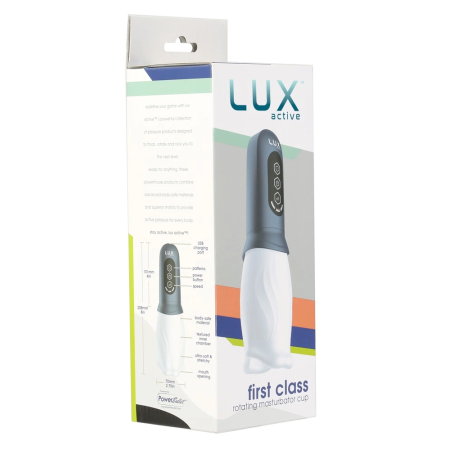 LUX Active First Class Rotating Intimate Machine USB, 4 Modes, 20.8 cm