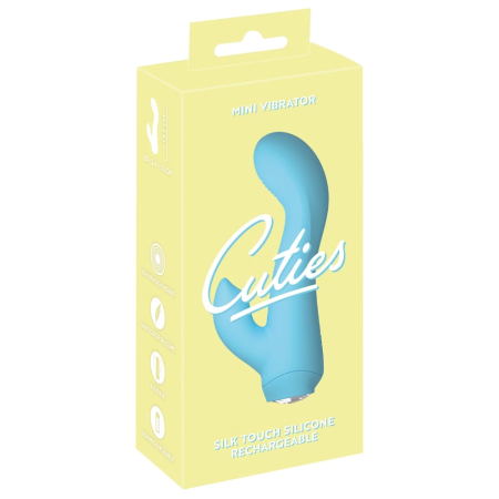 Cuties Mini Vibrator Blue 4th Gen - Compact Dual-Action Soft Touch