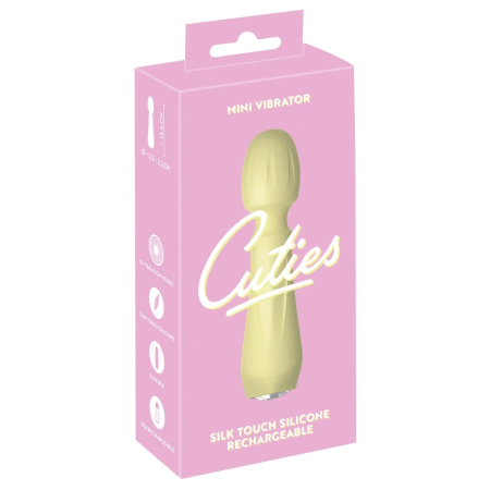 Cuties Mini Vibrator Yellow 4th Gen - Compact Flexible Silicone Device