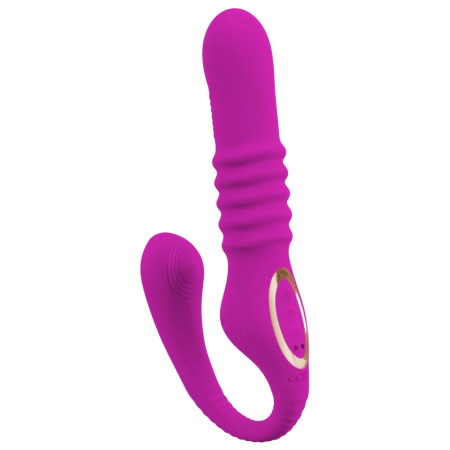 Javida 3 Function Dual Action Intimate Machine, Flexible, USB, Purple