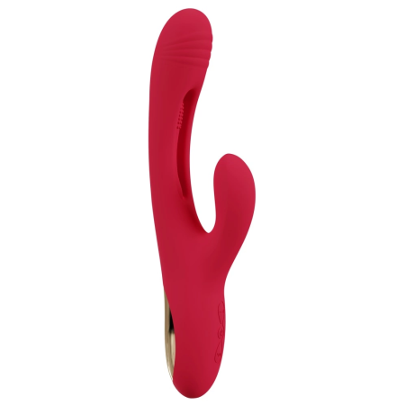 Sweet Smile Rabbit Flicking Intimate System Pink 24.2cm Silicone