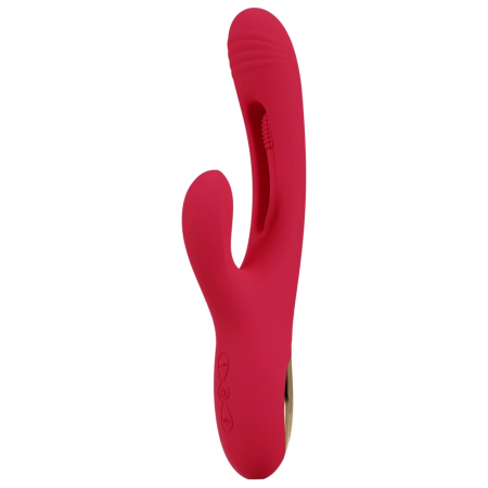 Sweet Smile Rabbit Flicking Intimate System Pink 24.2cm Silicone