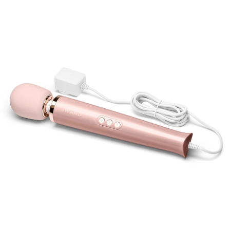 Le Wand Powerful Plug-In RoseG Intense Mains-Powered Massage Wand 34cm