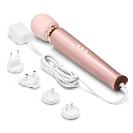 Le Wand Powerful Plug-In RoseG Intense Mains-Powered Massage Wand 34cm