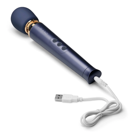Le Wand Petite Navy Massage Wand - Compact Rechargeable Massager
