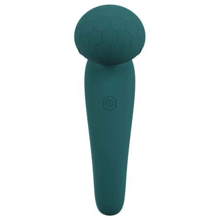 Sweet Smile Flexible Wand Compact Rechargeable Massager, 10 Modes, Black