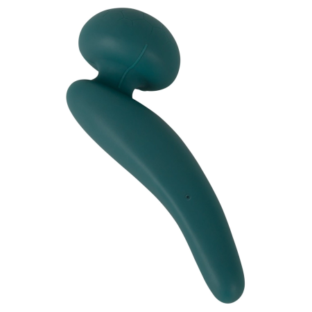 Sweet Smile Flexible Wand Compact Rechargeable Massager, 10 Modes, Black