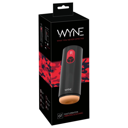 WYNE Model 07 Automatic Intimate Device with Suction & Vibration, Black