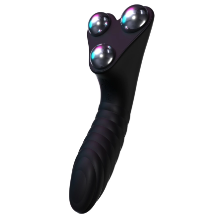 HOT StiVi Dual-Sided Intimate Massager, Silicone, Rechargeable, 17cm